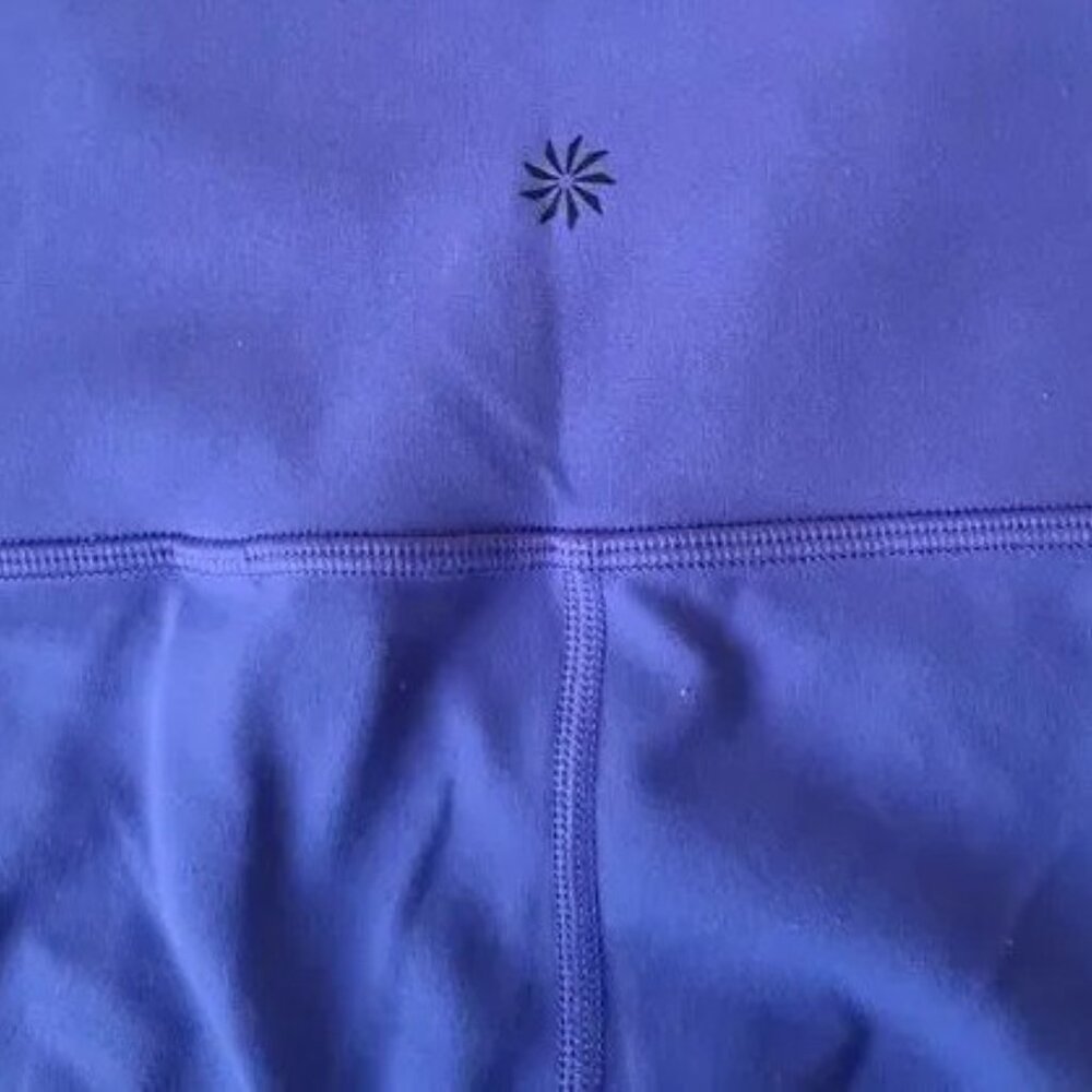ATHLETA Transcend Tight Vibrant Blue/Purple Athletic Leggings Size Medium - Picture 8 of 10